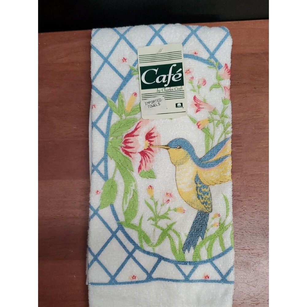 Cafe by Charles Craft Hummingbird Decorative Kitchen Towel